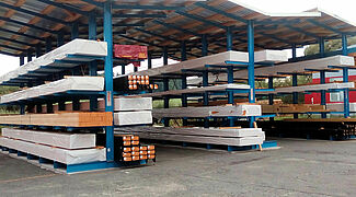 Cantilever racking system