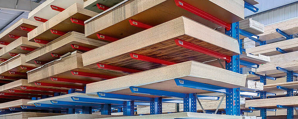 Cantilever racking for heavy loads